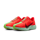 Nike ZoomX Pegasus Plus Bright Crimson Lime Blast Angle 2