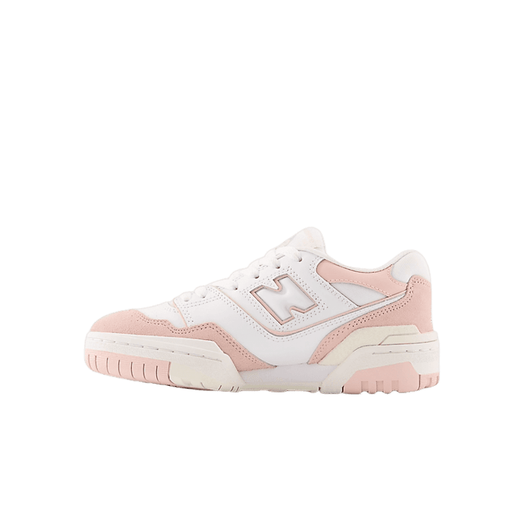 New Balance 550 White Pink Sea Salt (GS) Angle 0