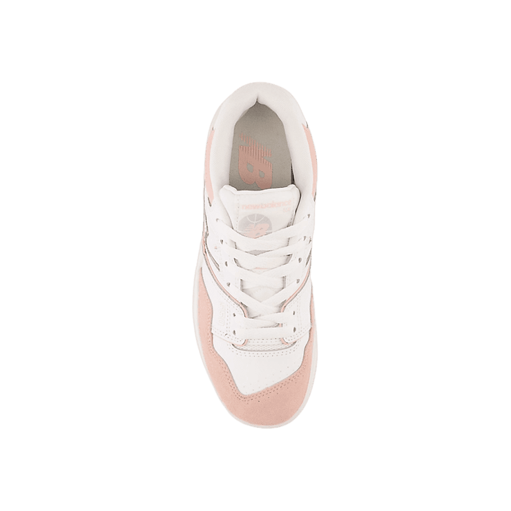 New Balance 550 White Pink Sea Salt (GS) Angle 1