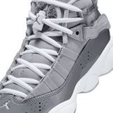Jordan 6 Rings in Grey | 323419-015 (GS) Angle 4
