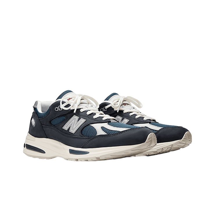 New Balance 991v2 Made in UK Vintage Navy Angle 2