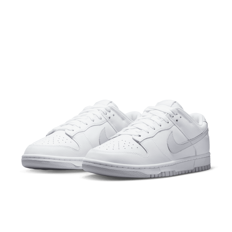 Nike Dunk Low White Pure Platinum Angle 3