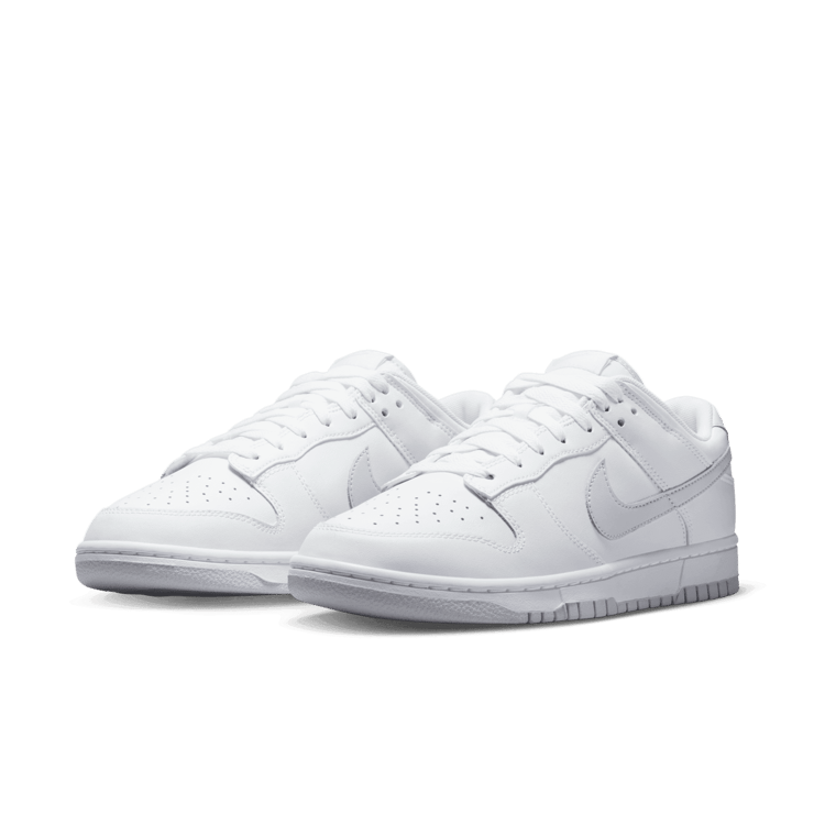It Doesn t Get Any Cleaner Than The Nike Dunk Low White Pure Platinum