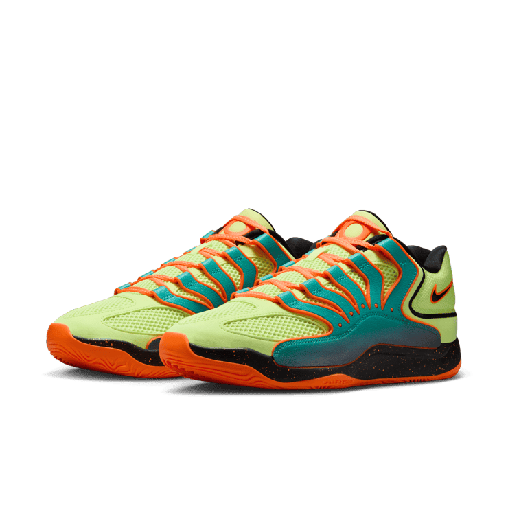 Nike KD 18 Clear Jade Liquid Lime Angle 2