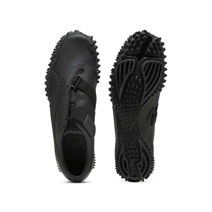 PUMA Mostro Leather Sneakers in Black Angle 1