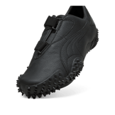 PUMA Mostro Leather Sneakers in Black Angle 3