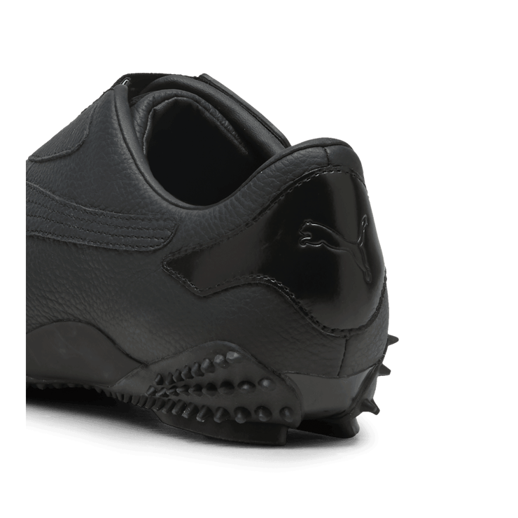 PUMA Mostro Leather Sneakers in Black Angle 4