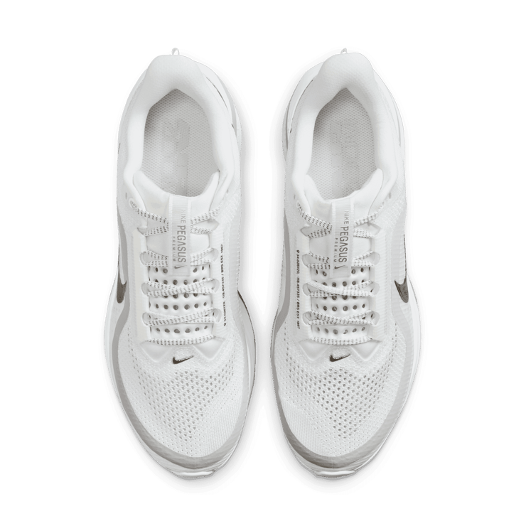Nike Pegasus Premium White Metallic Angle 1