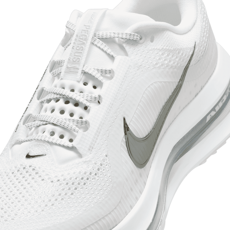 Nike Pegasus Premium White Metallic Angle 4