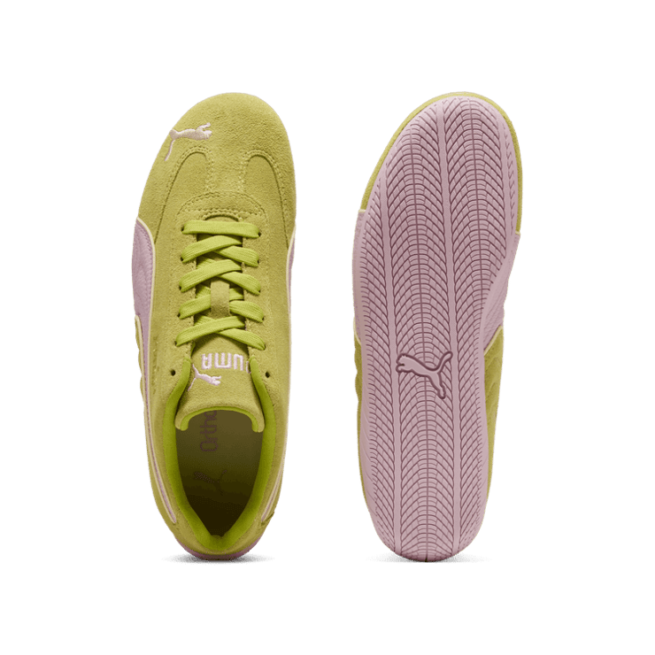 PUMA Speedcat Piping Sneakers in Green Angle 0