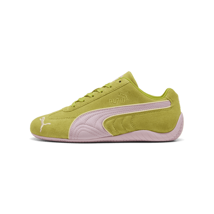 PUMA Speedcat Piping Sneakers in Green Angle 1