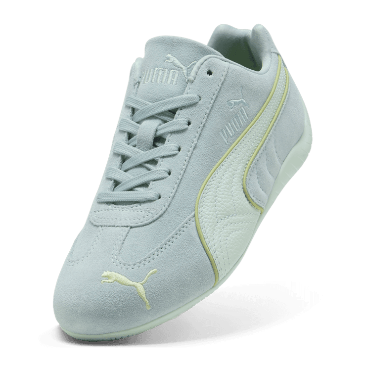 PUMA Speedcat Piping Sneakers in Green Angle 2