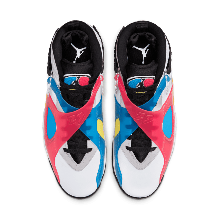 Jordan 8 SP Retro SE White Multicolor Angle 1