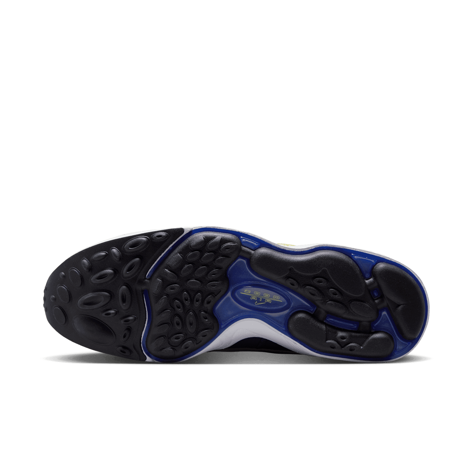 Nike Air Zoom Spiridon OG Deep Royal Blue Yellow Strike Angle 4