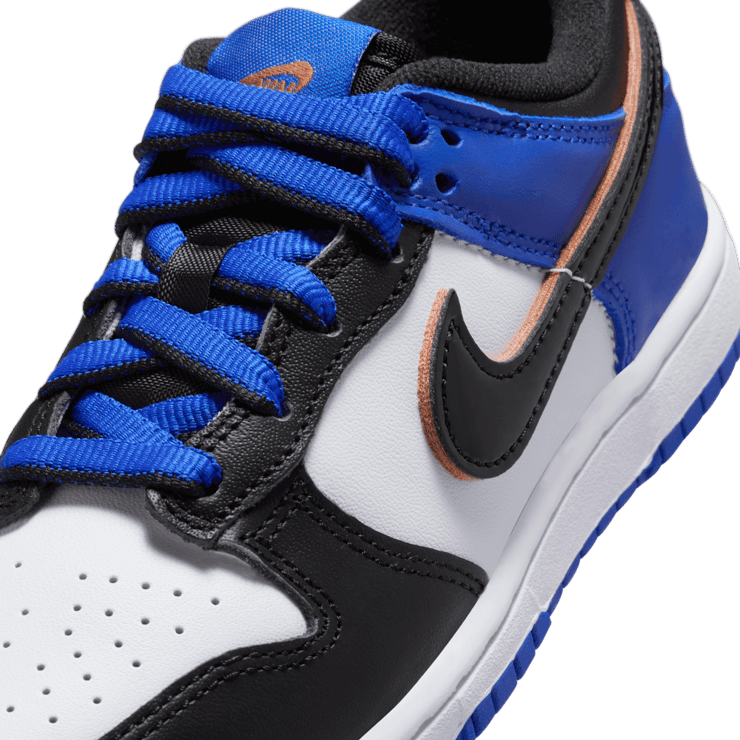 Nike Dunk Low SE White Racer Blue (PS) Angle 4