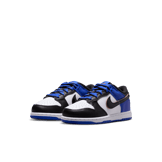 Nike Dunk Low SE White Racer Blue (PS) Angle 2