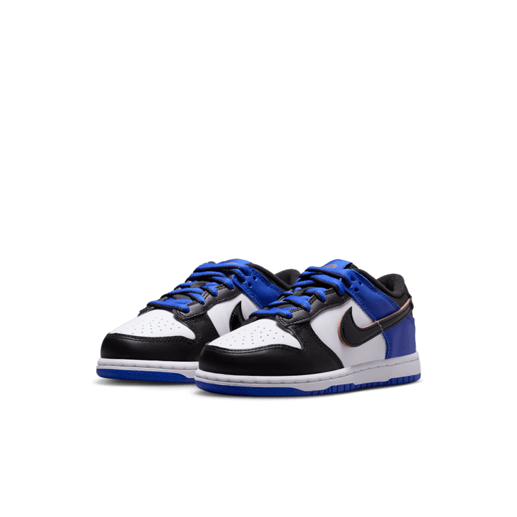 Nike Dunk Low SE White Racer Blue (PS) Angle 2