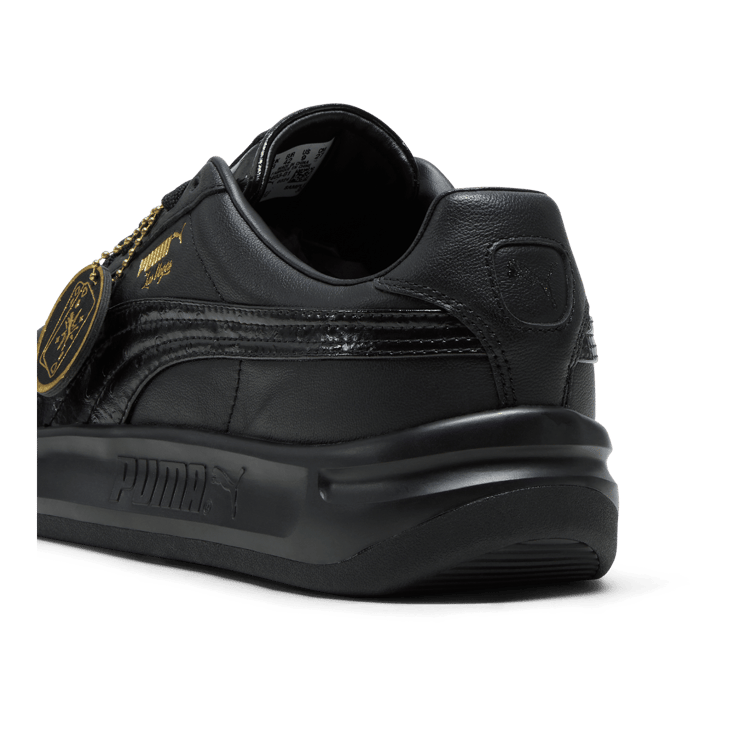 PUMA GV Special Vegas Flagship Sneakers in Black/Team Gold Angle 4