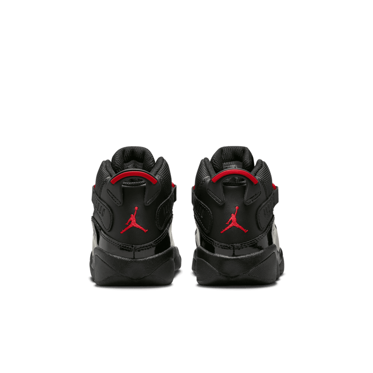 Jordan 6 Rings in Black | 323432-026 (PS) Angle 3