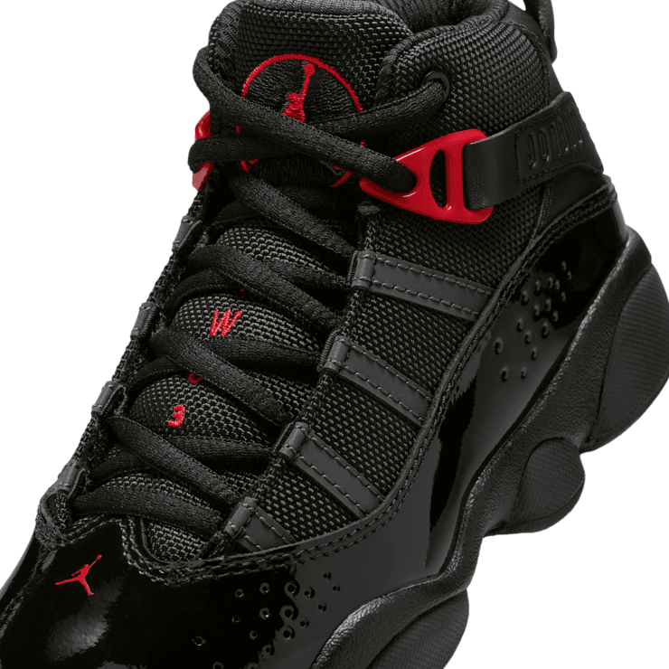 Jordan 6 Rings in Black | 323432-026 (PS) Angle 4