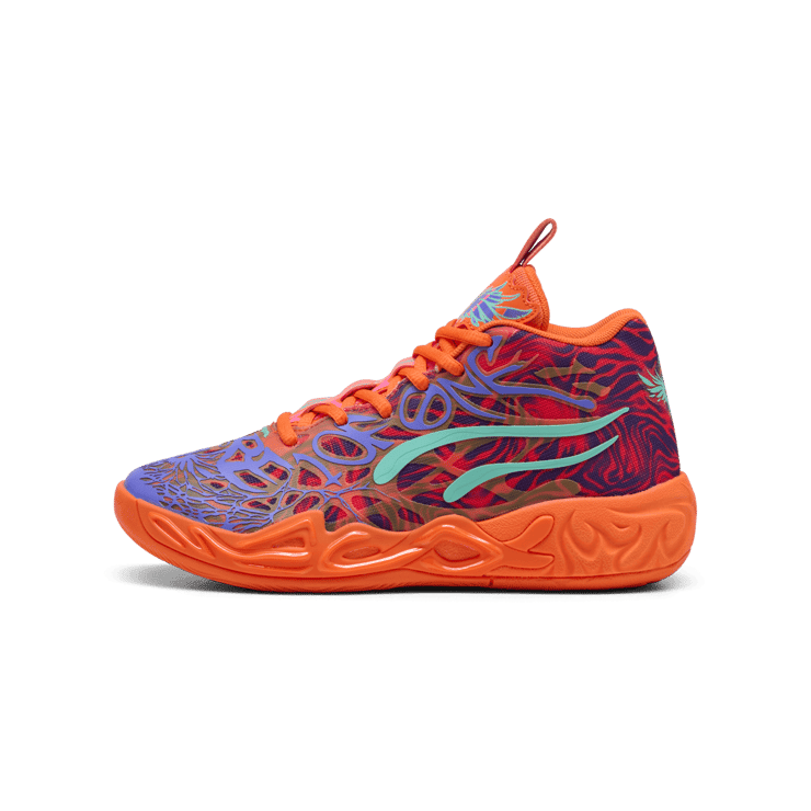 PUMA x LAMELO BALL MB.04 Creativity Pack Basketball in Purple (GS) Angle 0