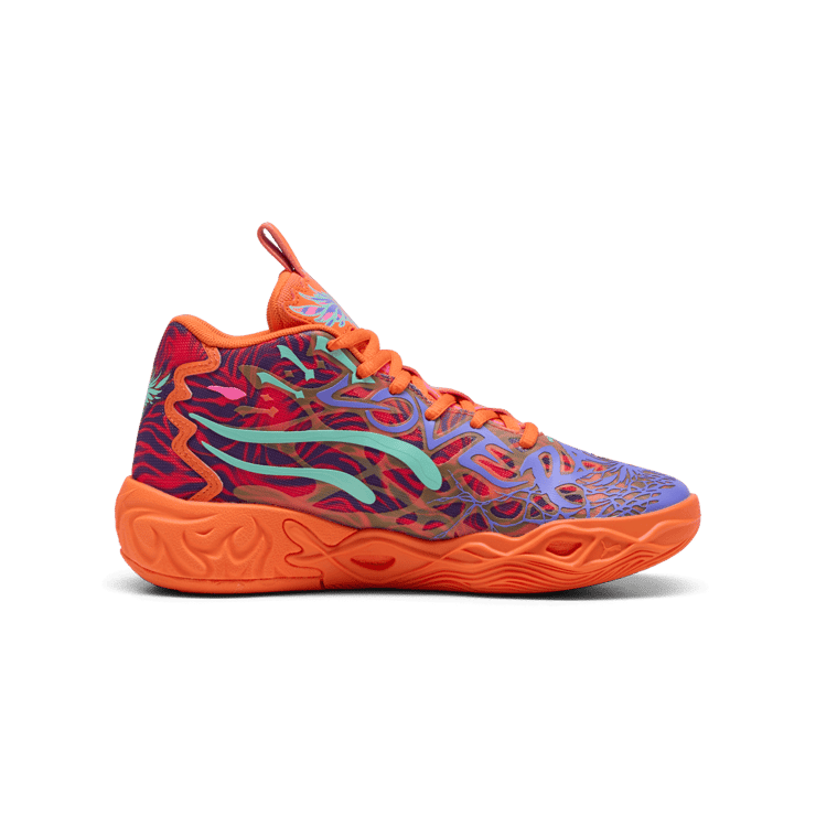 PUMA x LAMELO BALL MB.04 Creativity Pack Basketball in Purple (GS) Angle 2