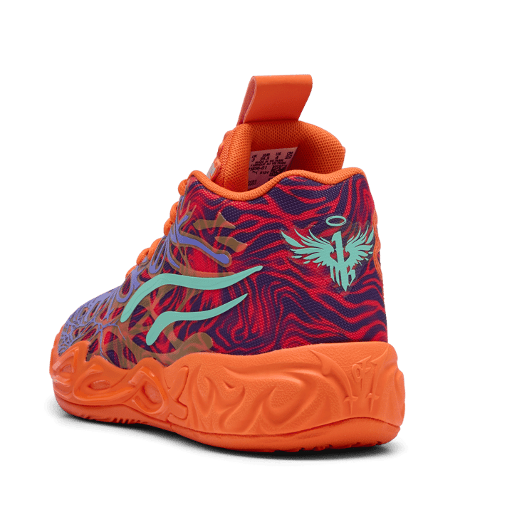 PUMA x LAMELO BALL MB.04 Creativity Pack Basketball in Purple (GS) Angle 4