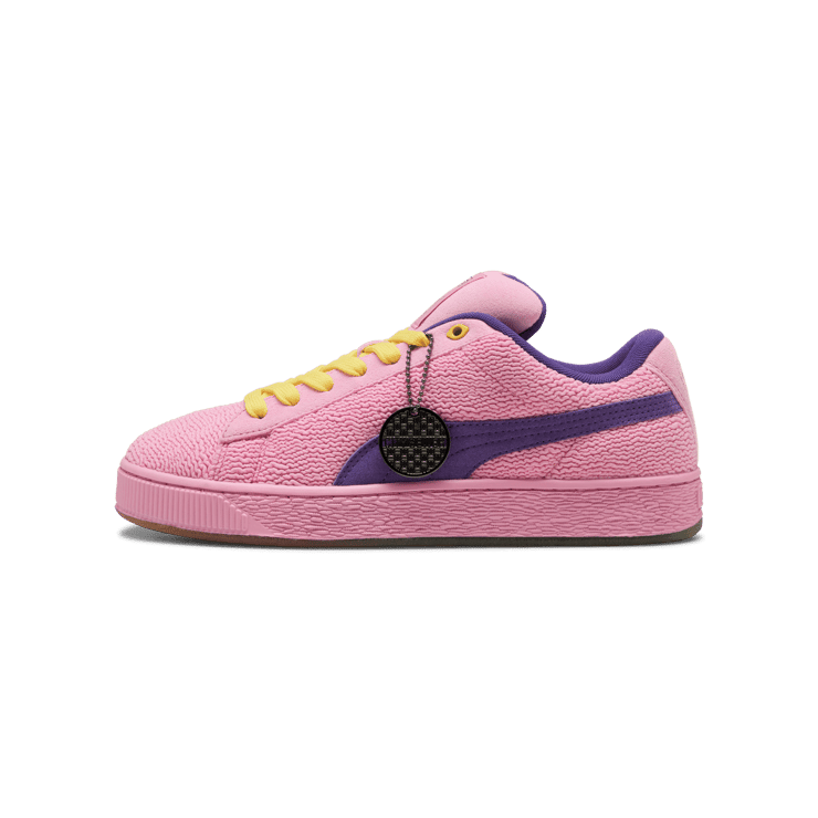 PUMA x TMNT Suede XL 2 Sneakers in Pink Angle 0