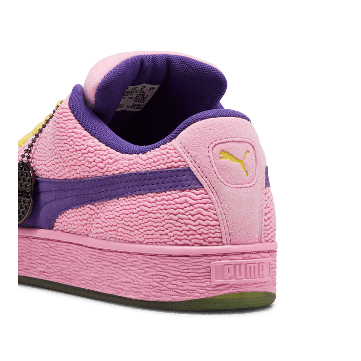 PUMA x TMNT Suede XL 2 Sneakers in Pink Angle 4