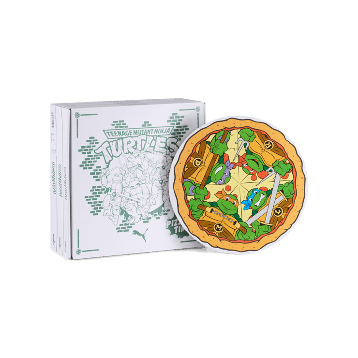 PUMA x TMNT Suede XL 2 Sneakers in Pink Angle 5