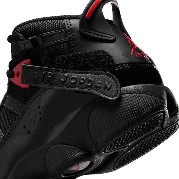 Jordan 6 Rings in Black | 323419-026 (GS) Angle 5