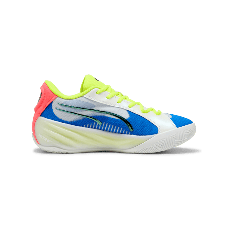 PUMA All-Pro NITROâ¢ Basketball in White Angle 2