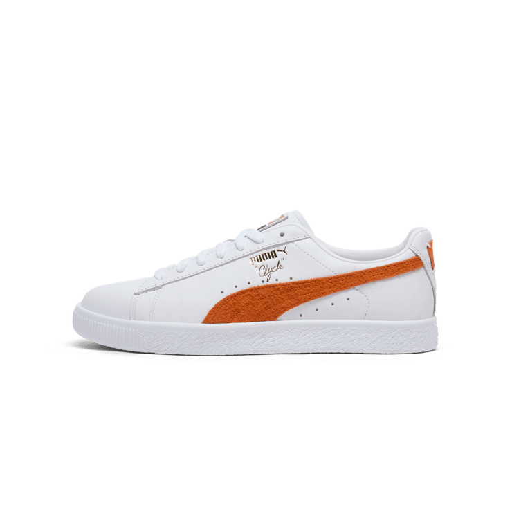 PUMA Clyde Base Sneakers in White Angle 0