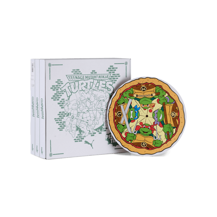 PUMA x TMNT RS-X Sneakers in Black Angle 5