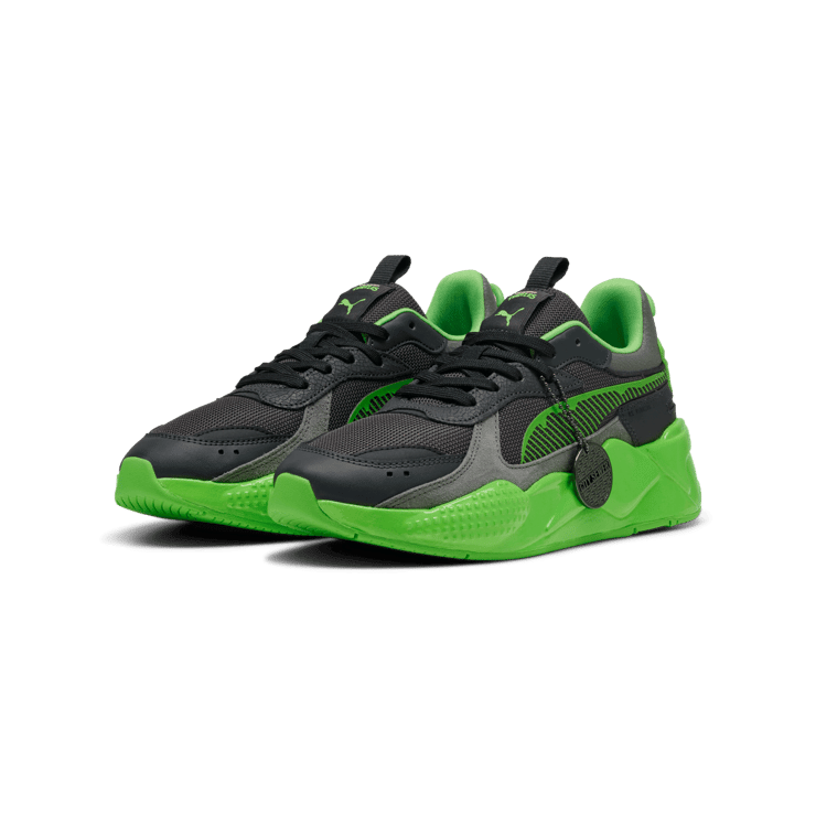 PUMA x TMNT RS-X Sneakers in Black Angle 6