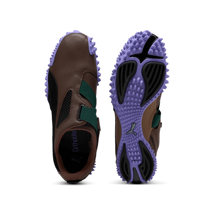 PUMA Ur Mostro Communication Sneakers in Brown Angle 1