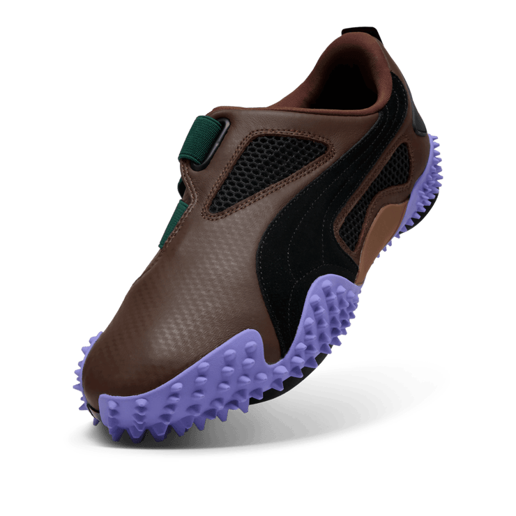 PUMA Ur Mostro Communication Sneakers in Brown Angle 3