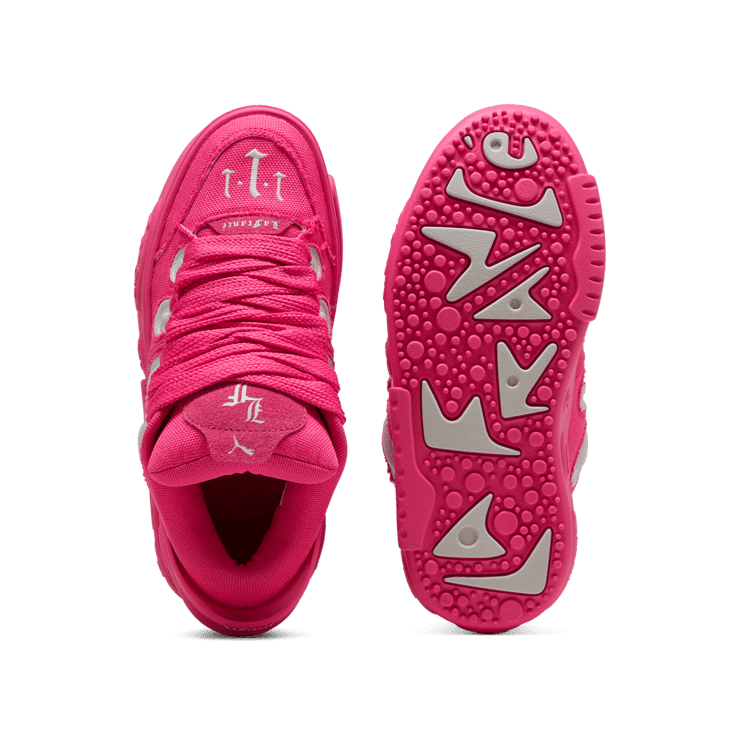 PUMA x LAMELO BALL LaFrancé Pink Carpet Big Kid's Sneakers Angle 1