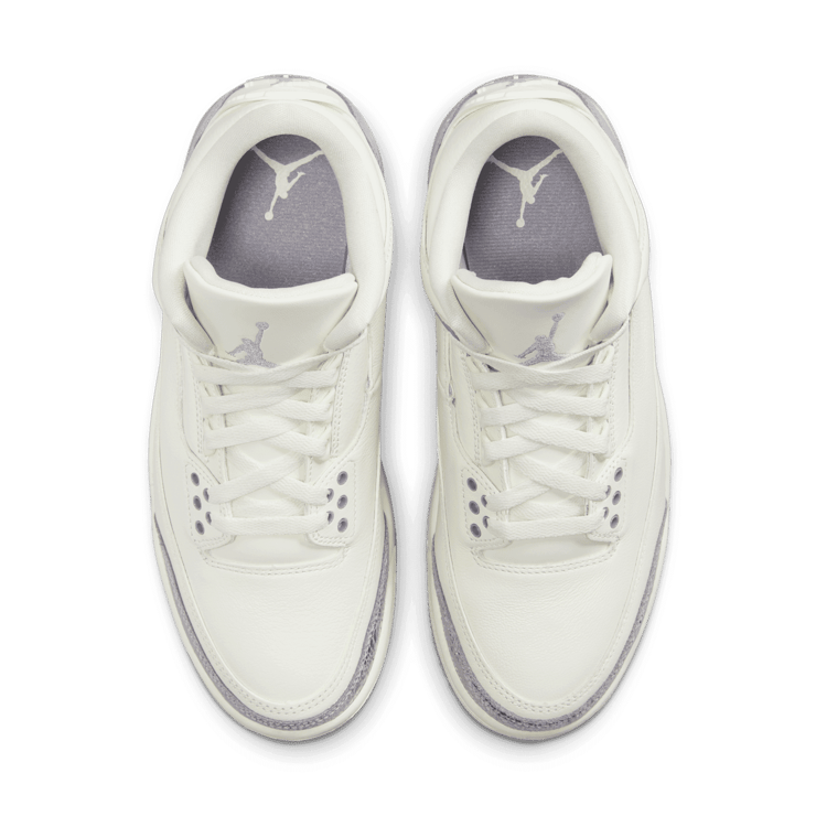 Air Jordan 3 Retro Sail Metallic Silver (W) Angle 1