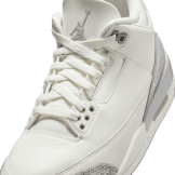 Air Jordan 3 Retro Sail Metallic Silver (W) Angle 4