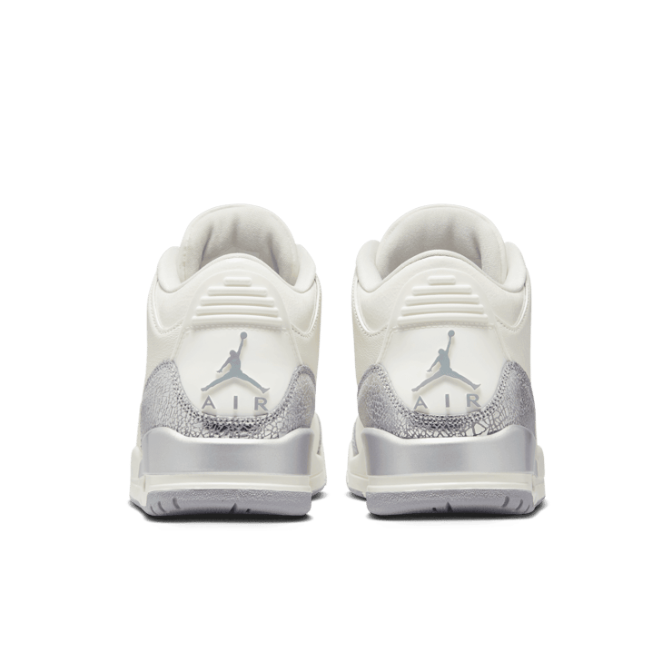 Air Jordan 3 Retro Sail Metallic Silver (W) Angle 3