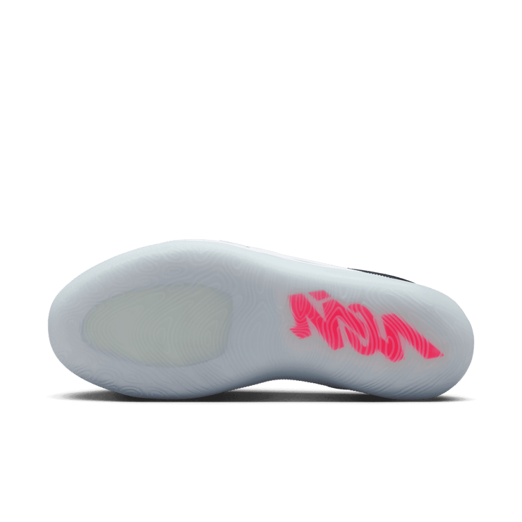 Jordan Zion 4 Black White Crimson Angle 0