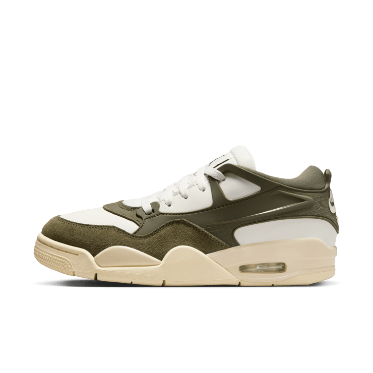 Air Jordan 4 RM Sail Medium Olive (W) Angle 4