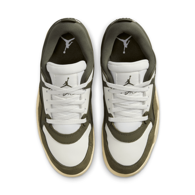 Air Jordan 4 RM Sail Medium Olive (W) Angle 5