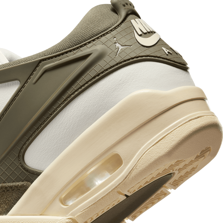 Air Jordan 4 RM Sail Medium Olive (W) Angle 6