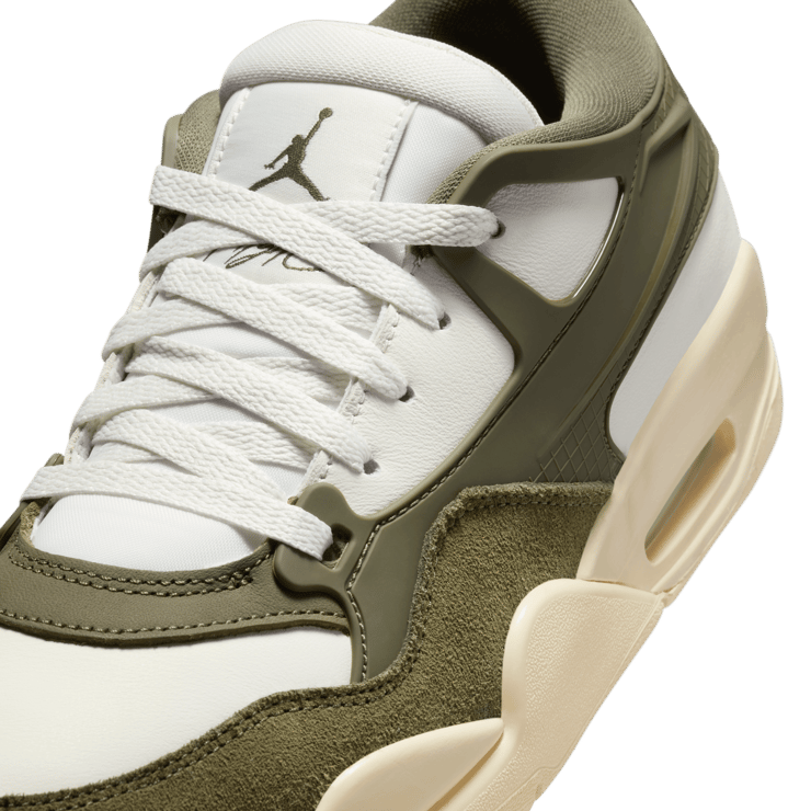 Air Jordan 4 RM Sail Medium Olive (W) Angle 7
