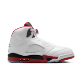 Air Jordan 5 Retro Fire Red Black Tongue Angle 1