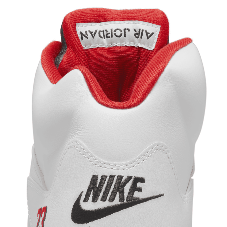 Air Jordan 5 Retro Fire Red Black Tongue Angle 7