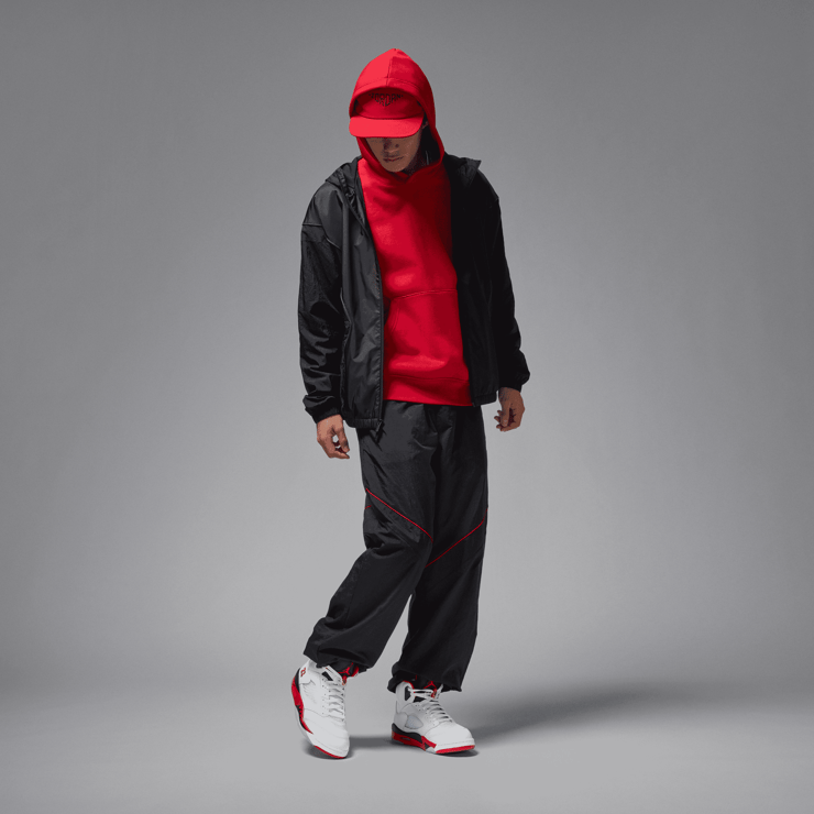 Air Jordan 5 Retro Fire Red Black Tongue Angle 9