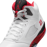 Air Jordan 5 Retro Fire Red Black Tongue Angle 8